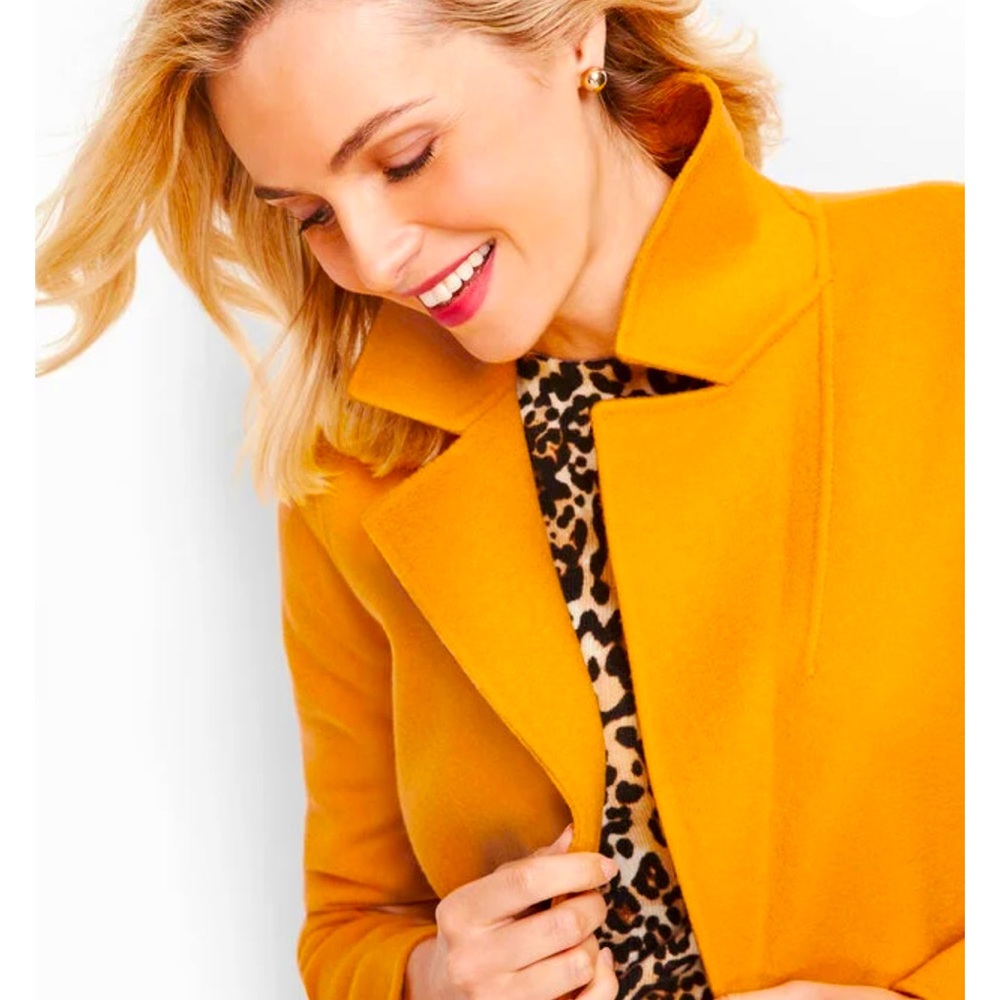 Talbots Double Faced Wool Coat - Picture 6 of 8